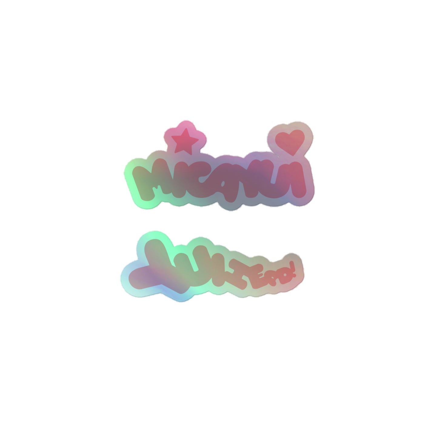 MICA YUI/YIUHEAD Holographic stickers