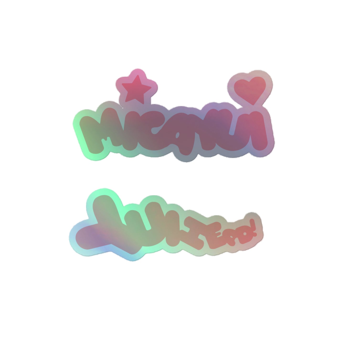 MICA YUI/YIUHEAD Holographic stickers