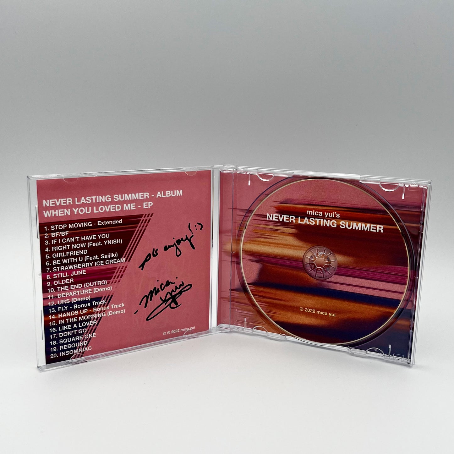 SIGNED LIMITED EDITION - NEVER LASTING SUMMER DELUXE CD